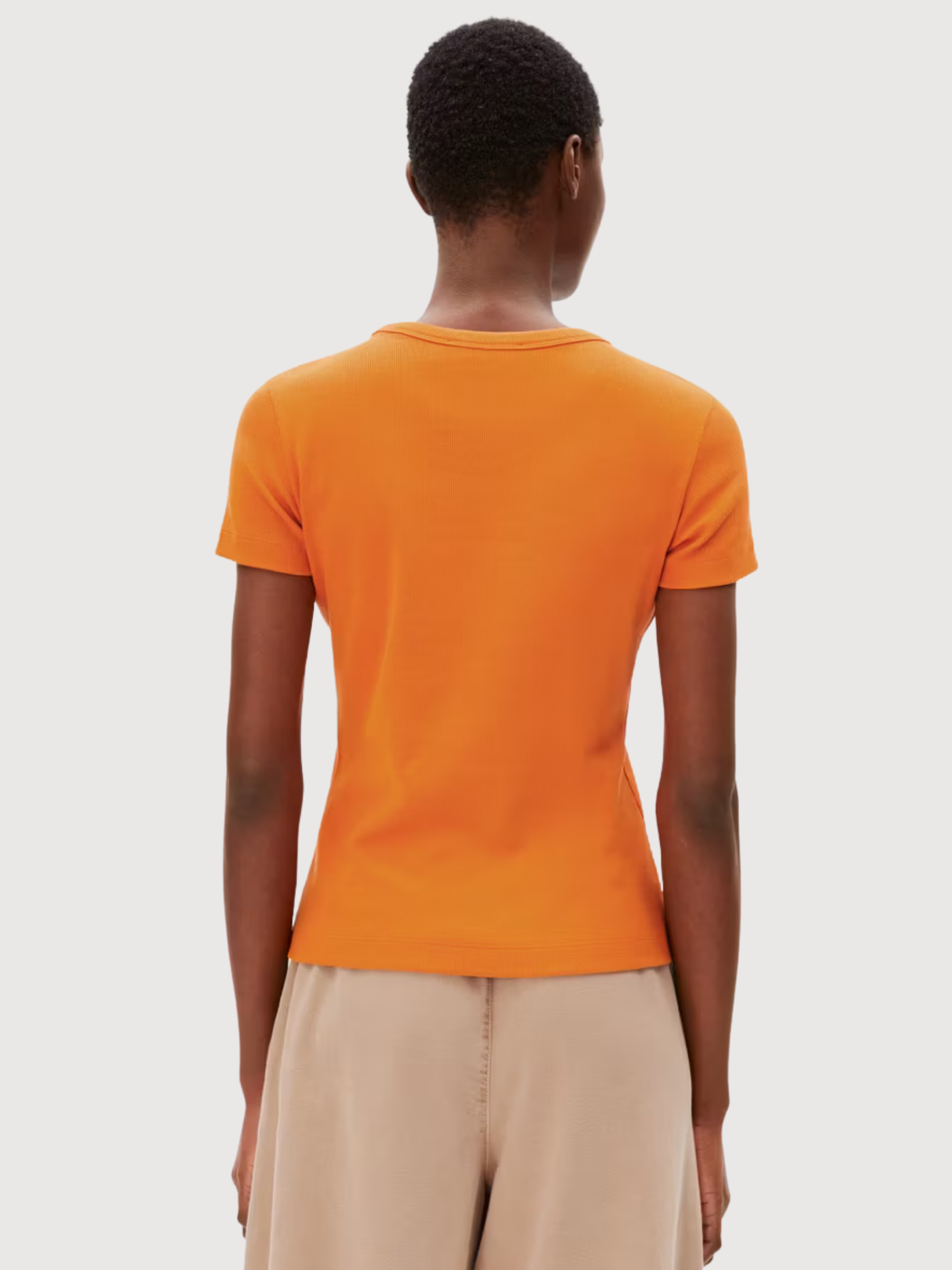 T-shirt Top Kardaa Orange Donna | Armedangels