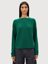 Pullover Merinaa Links Emerald Green | Armedangels