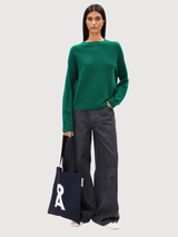 Pullover Merinaa Links Emerald Green | Armedangels