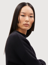Pullover Merinaa Links Black Organic | Armedangels