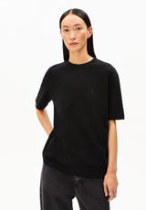 T-shirt Tarjaa nera in Cotone Organico | Armedange