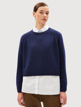 Diliriaa Reglana Deep Sea Blue Pullover | Armedangels