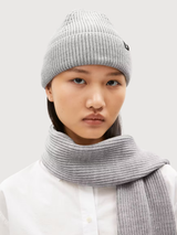 Mütze Nildaao Wolle Hellgrau | Armedangels