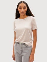 T-Shirt Genevraa Sandstein Tencel | Armendangels