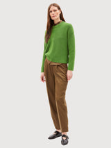 Nuriaas Ivy Green Sweater Woman | Armedangels