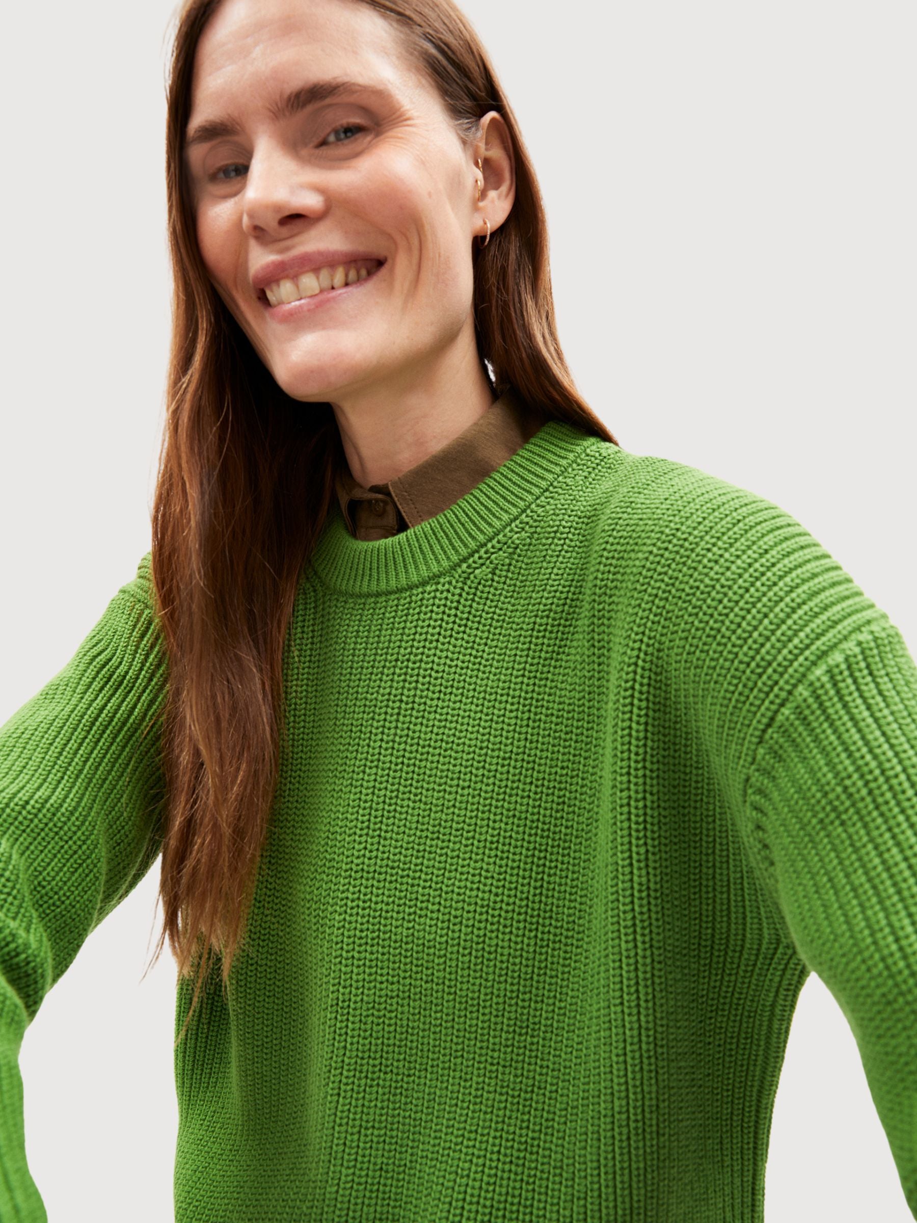 Nuriaas Ivy Green Sweater Woman | Armedangels