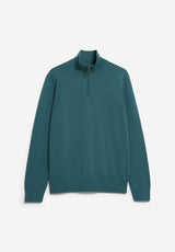 Faabes Pullover Petrol Velvet | ARMEDANGELS