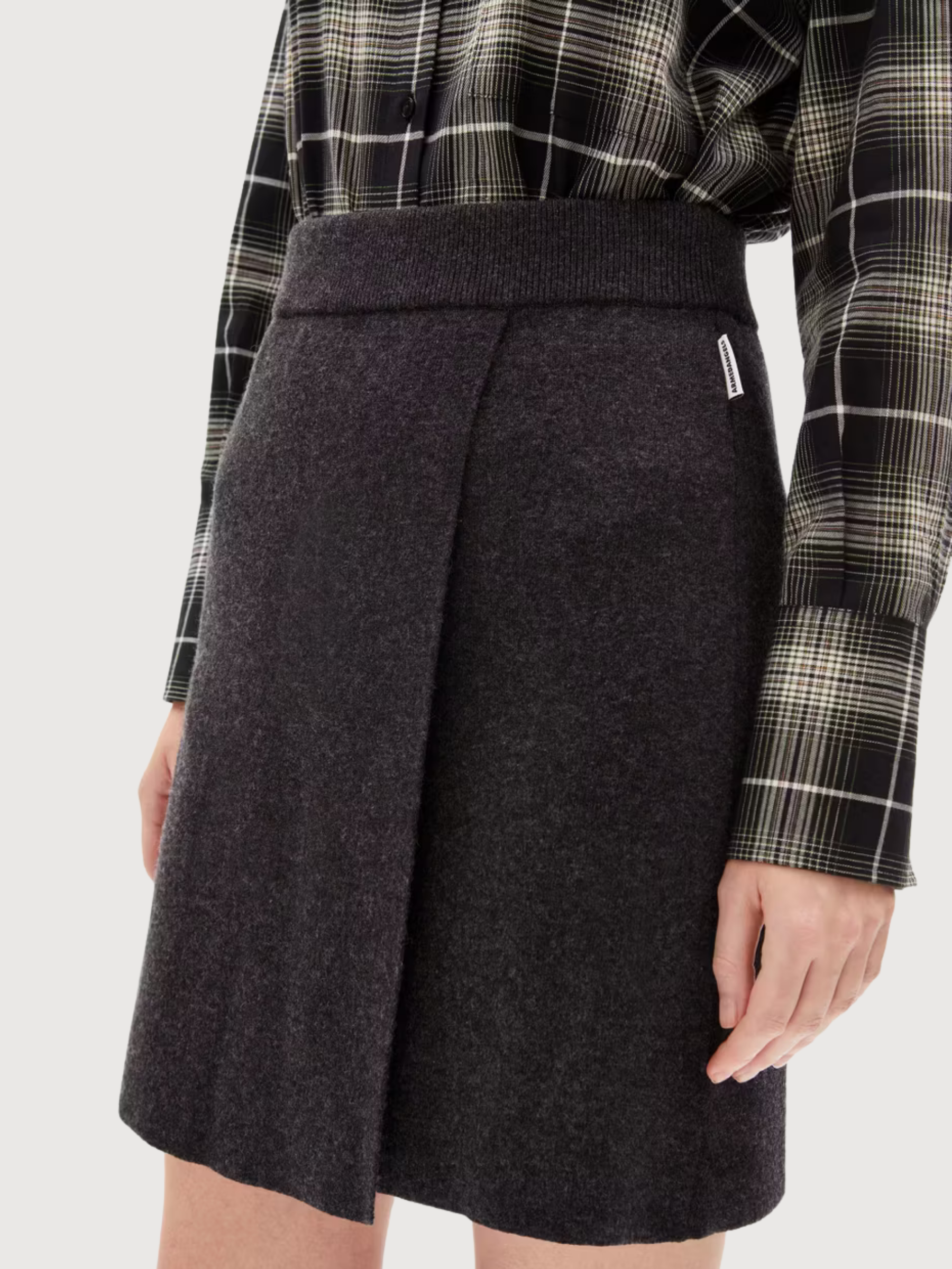 Skirt Darlaa Steel Melange Organic | Armedangels