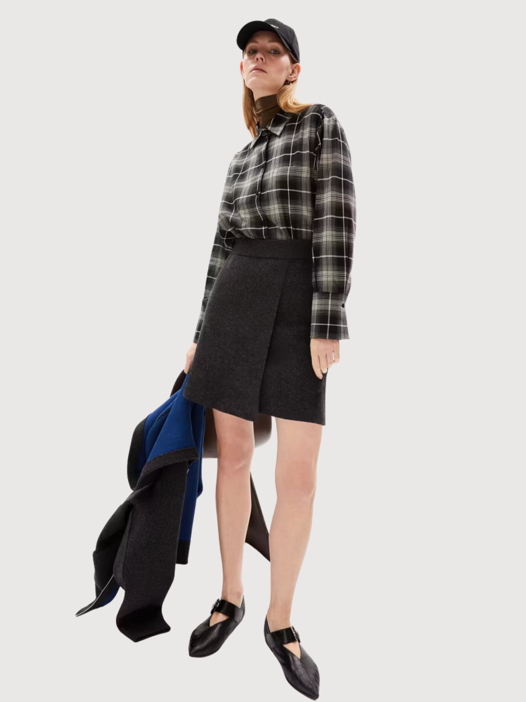 Skirt Darlaa Steel Melange Organic | Armedangels