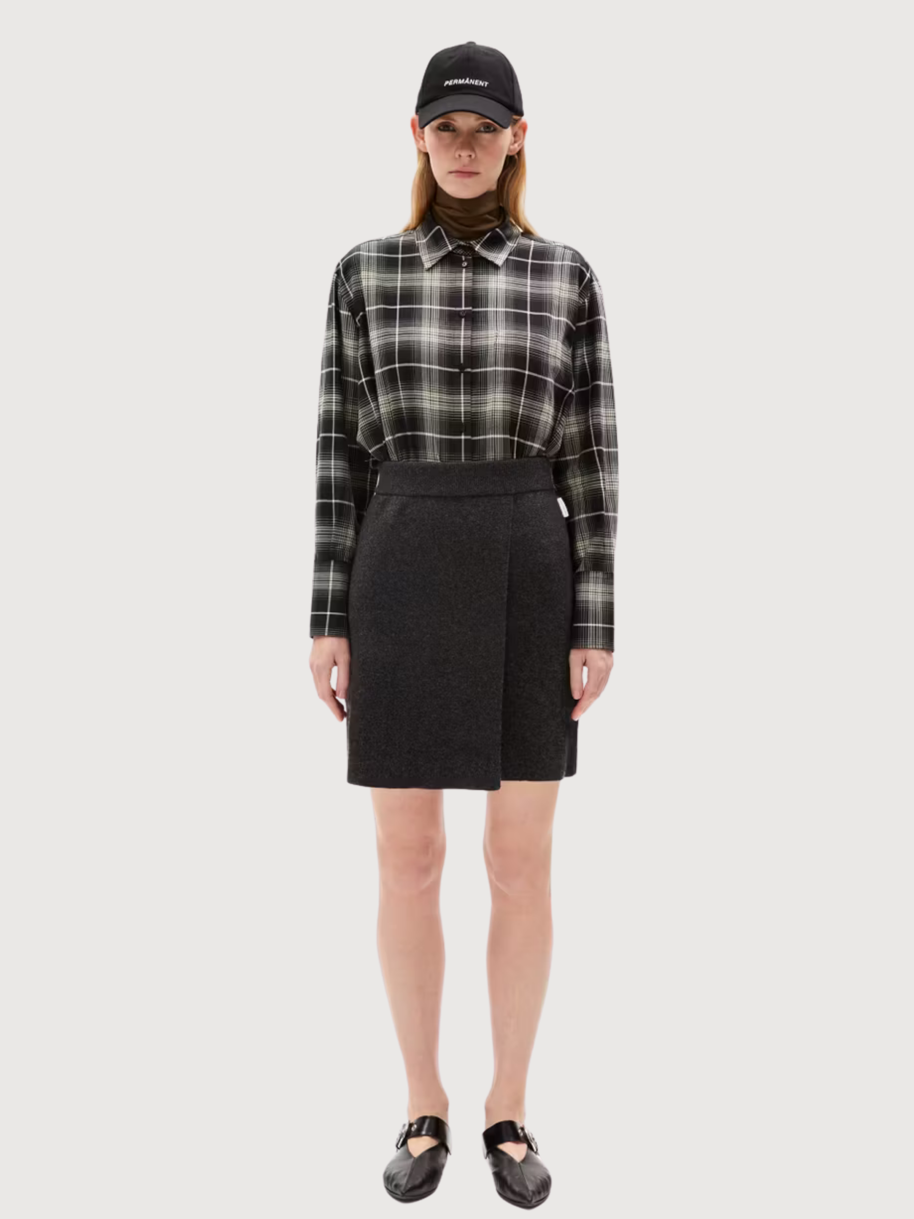 Skirt Darlaa Steel Melange Organic | Armedangels