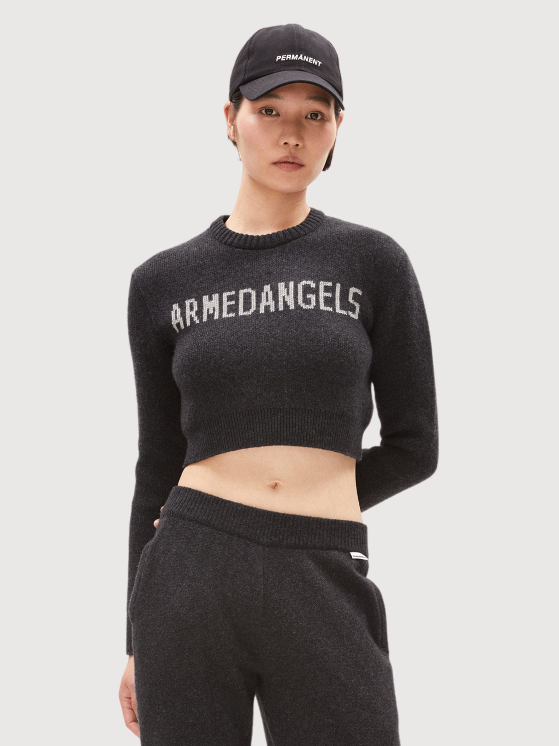 Mejaa Steel Melange Pullover Frau | Armedangels