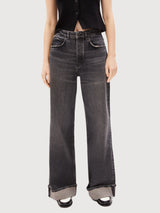 Belina Lavatad Obsidian Jeans Woman | Armedangels