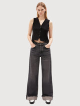 Belina Lavatad Obsidian Jeans Woman | Armedangels