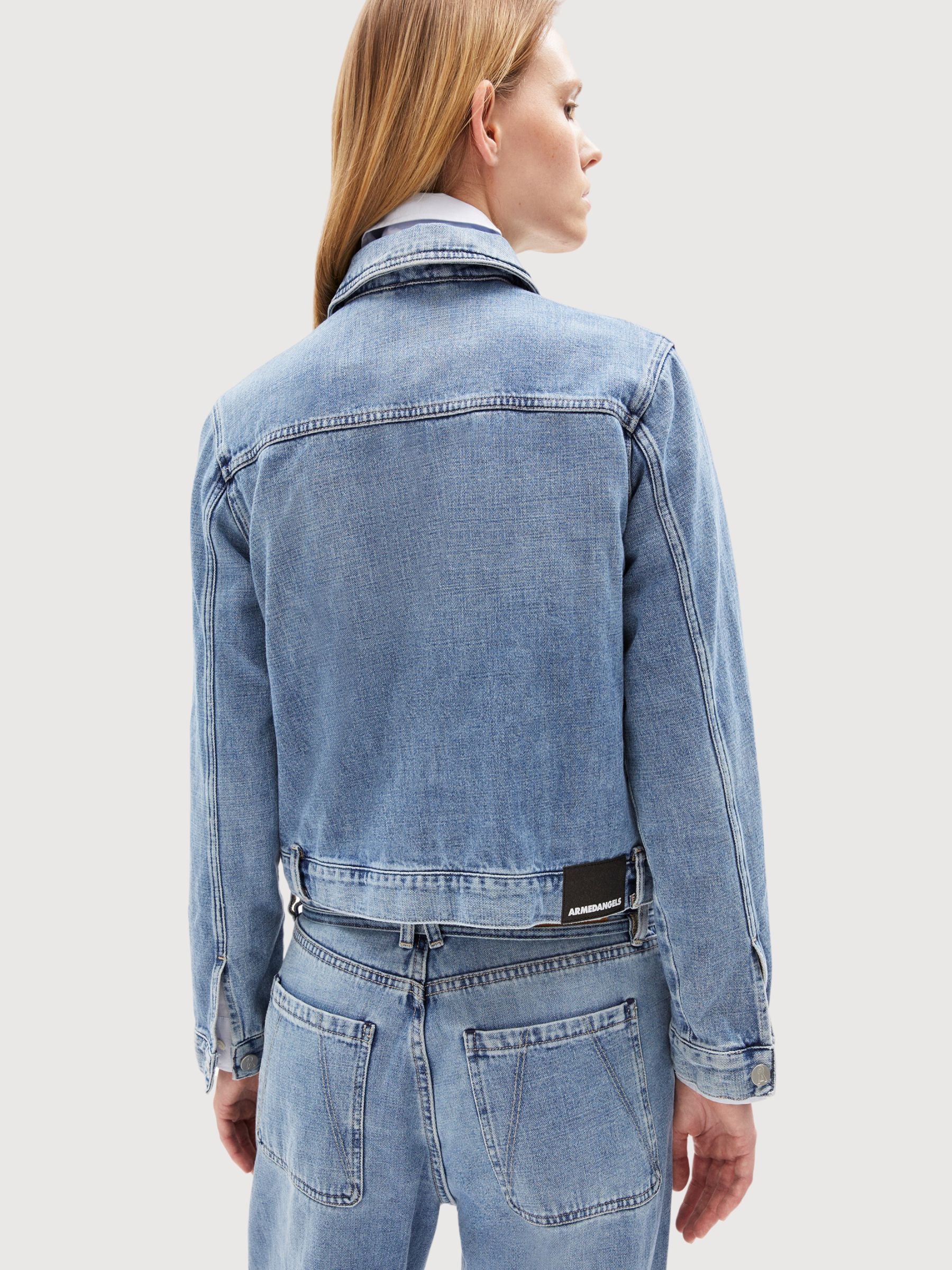 Blusonaa Indigo Pebbles Denim Jacket | Armedangels