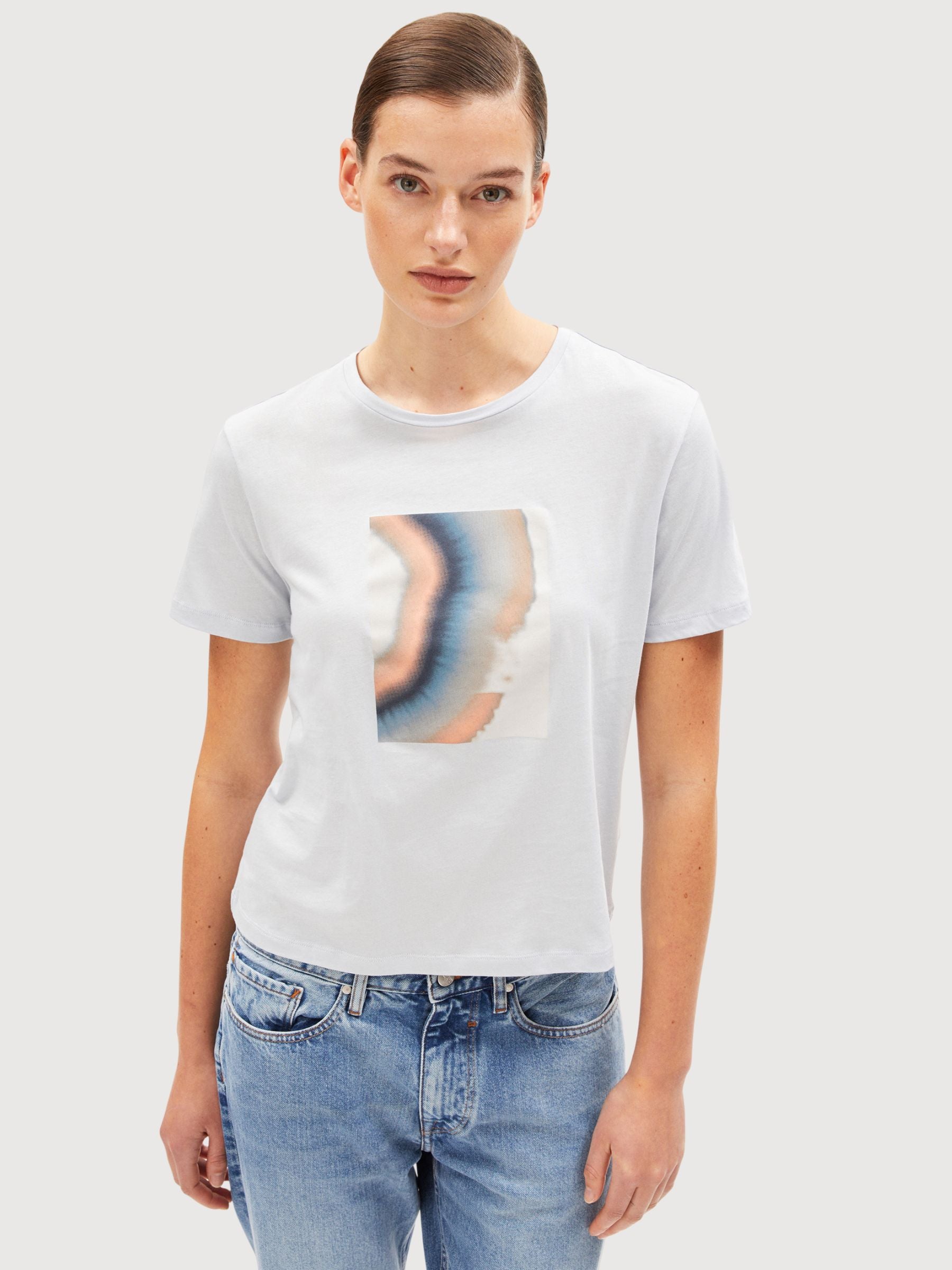 Maarla Opaal White T-shirt Woman | Armedangels