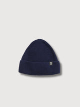 Beanie Nildaao Wool Tinted Navy | Armedangels