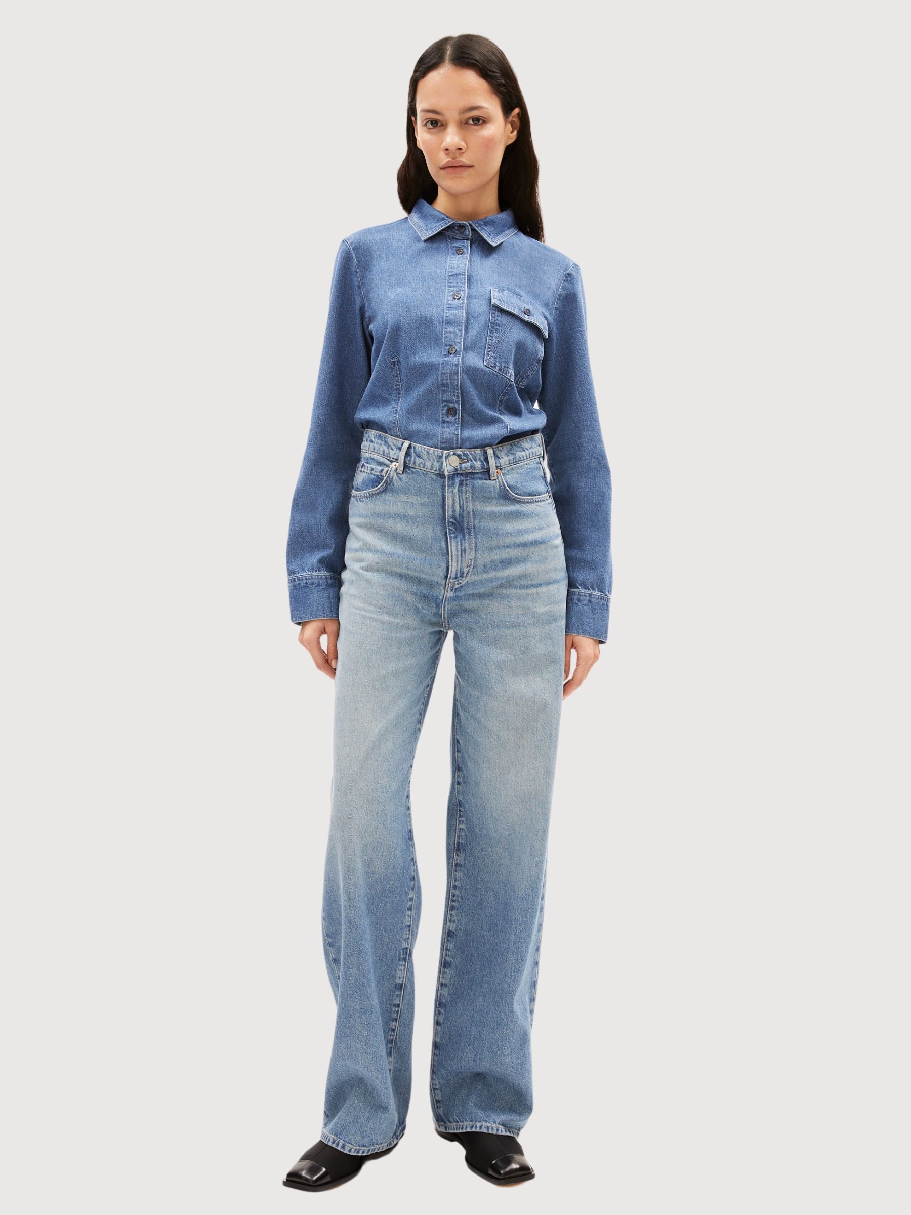 Donna Eijaa Light Cerulean Jeans | Armedangels