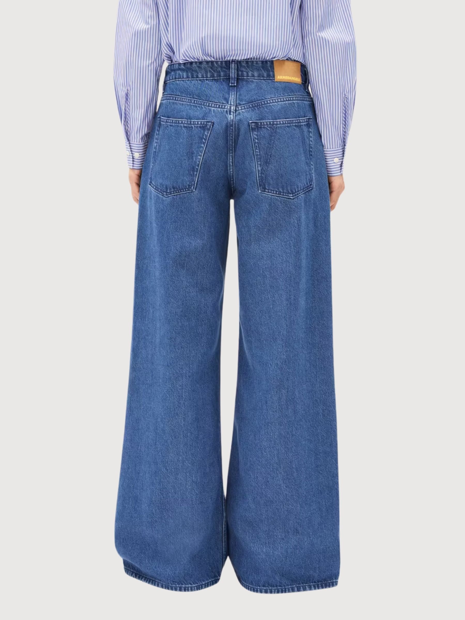 ASTRAEAAS Wide-Leg Jeans in Hummingbird | ARMEDANGELS