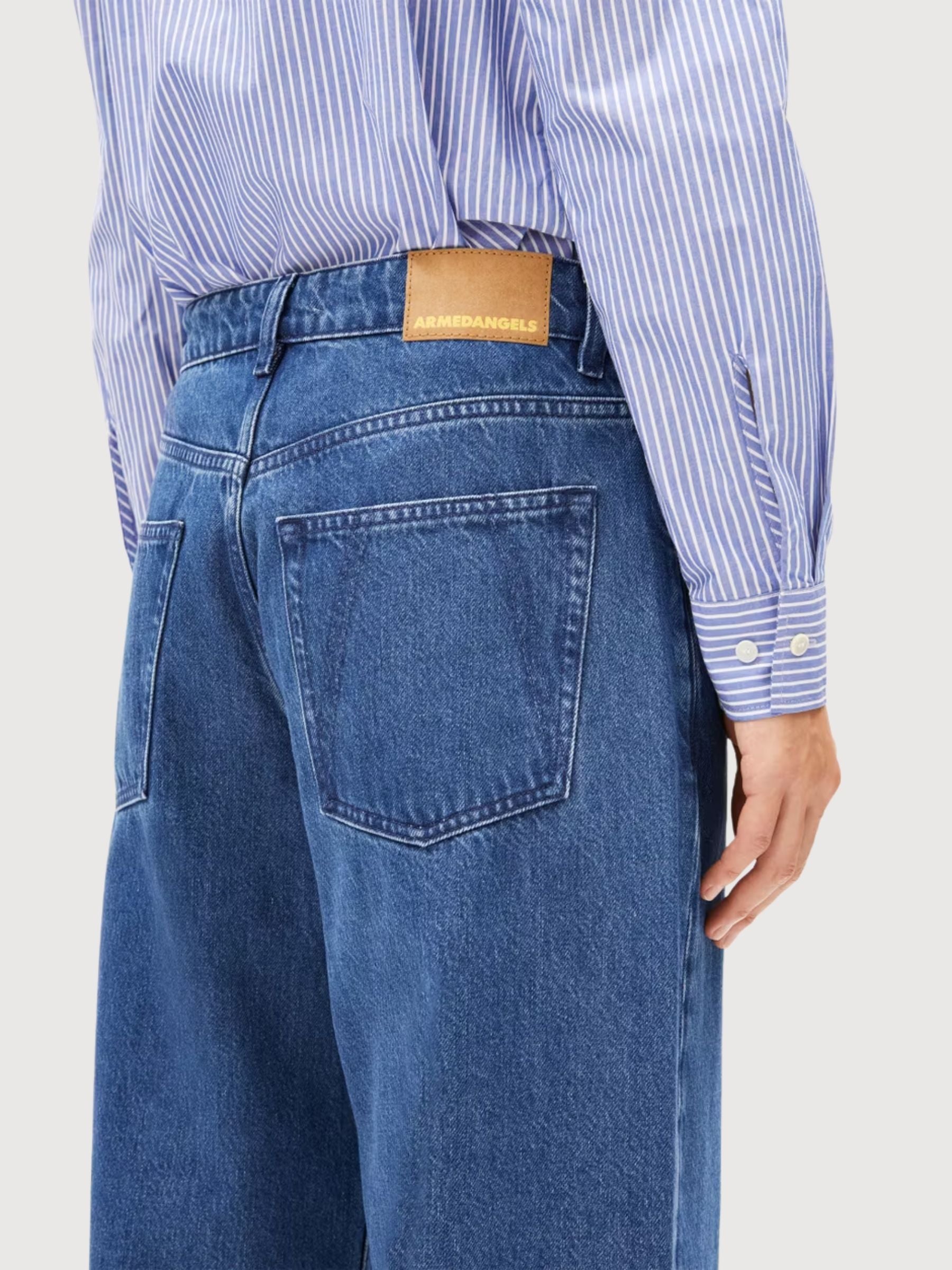 ASTRAEAAS Wide-Leg Jeans in Hummingbird | ARMEDANGELS