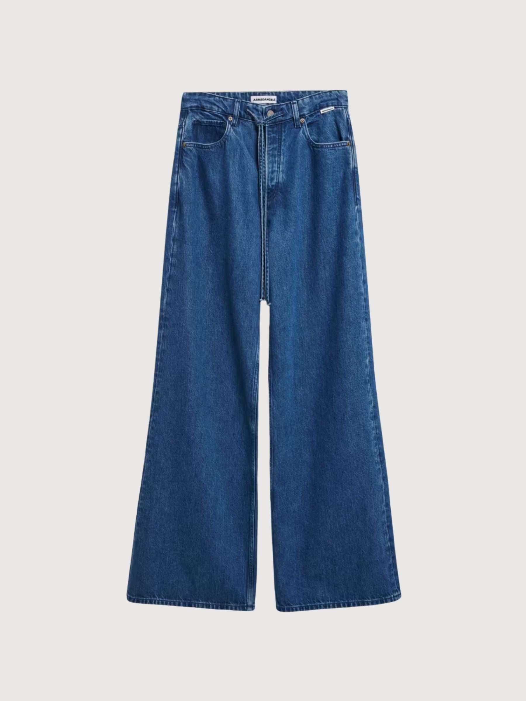 ASTRAEAAS Wide-Leg Jeans in Hummingbird | ARMEDANGELS