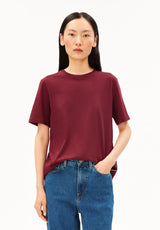 Lualaa T-Shirt Velvet Red | ARMEDANGELS
