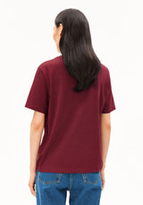 Lualaa T-Shirt Velvet Red | ARMEDANGELS