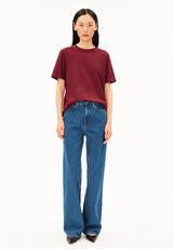 Lualaa T-Shirt Velvet Red | ARMEDANGELS