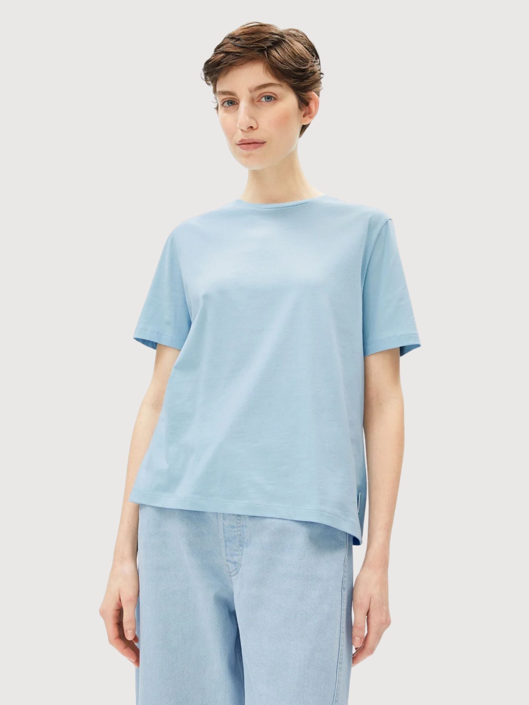 Lualaa Blue Glow Damen-T-Shirt | Armedangels