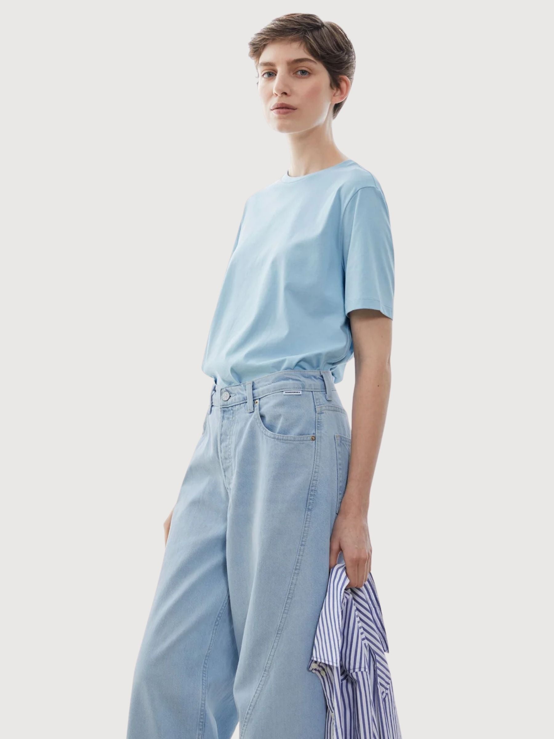 Lualaa Blue Glow Damen-T-Shirt | Armedangels