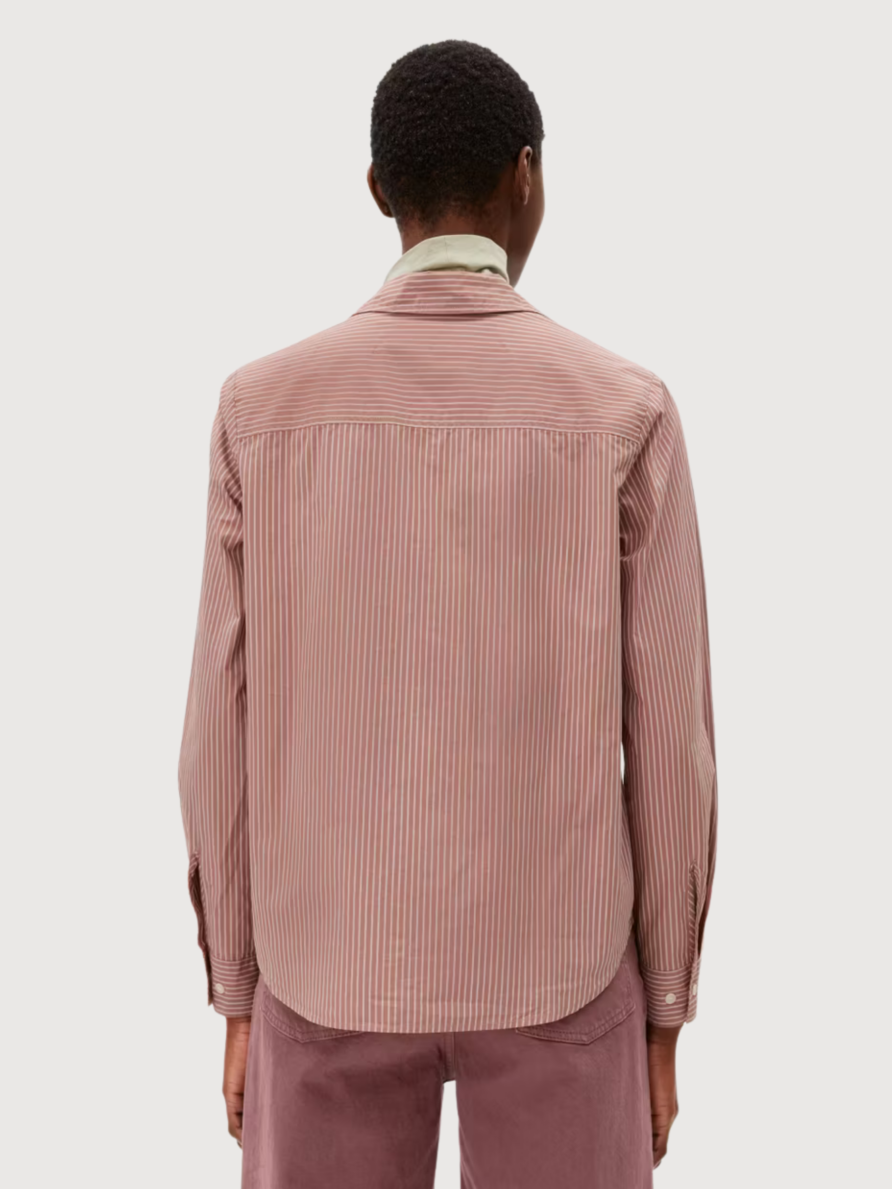 Blusa Louilaa a righe rosso scuro | Armedangels