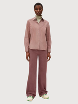 Bluse Louilaa Gestreift Dunkelrot | Armedangels