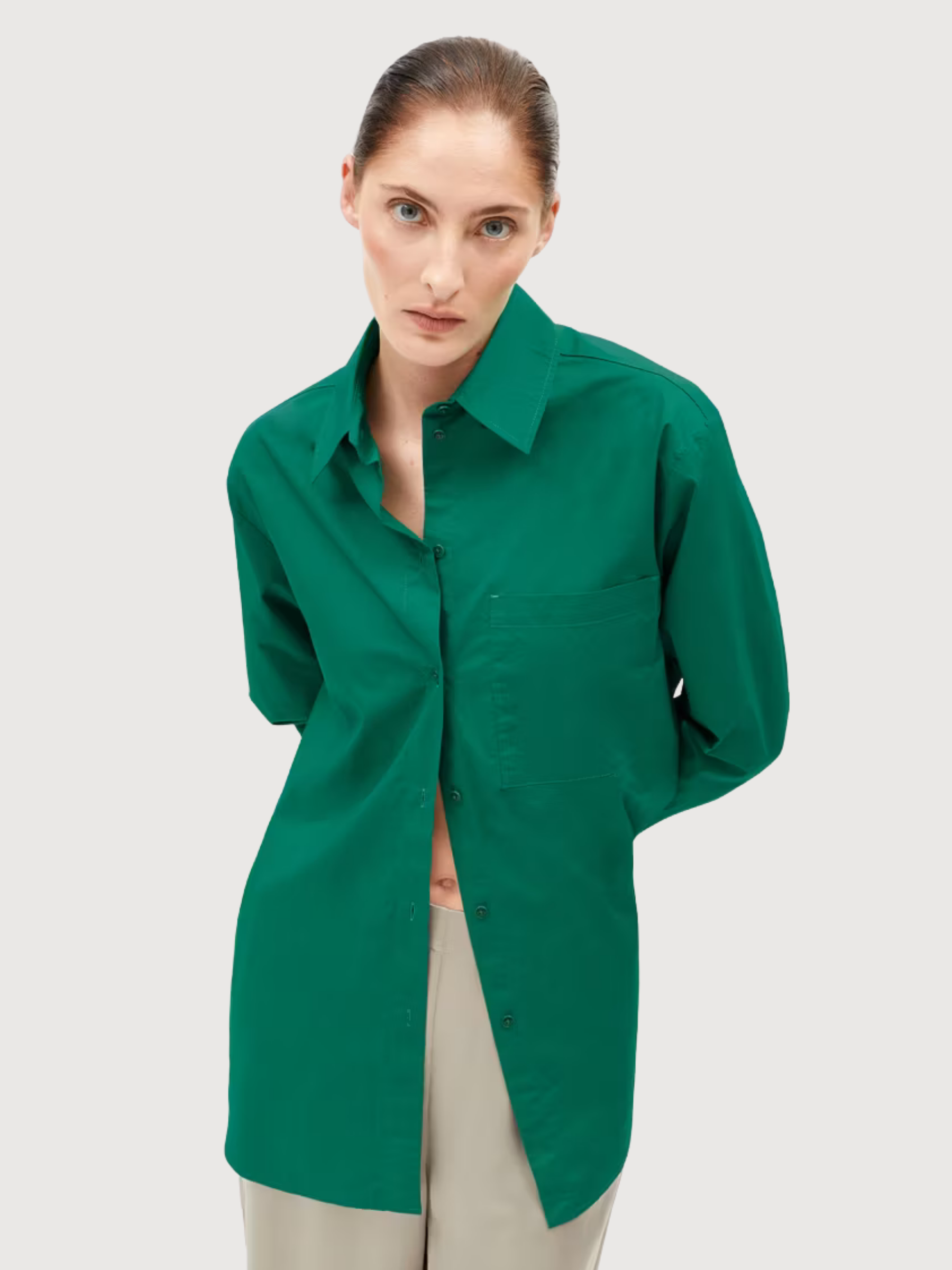 Bluse Maalgaa Smaragdgrün | Armedangels