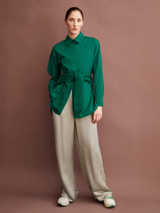 Blouse Maalgaa Emerald Green | Armedangels