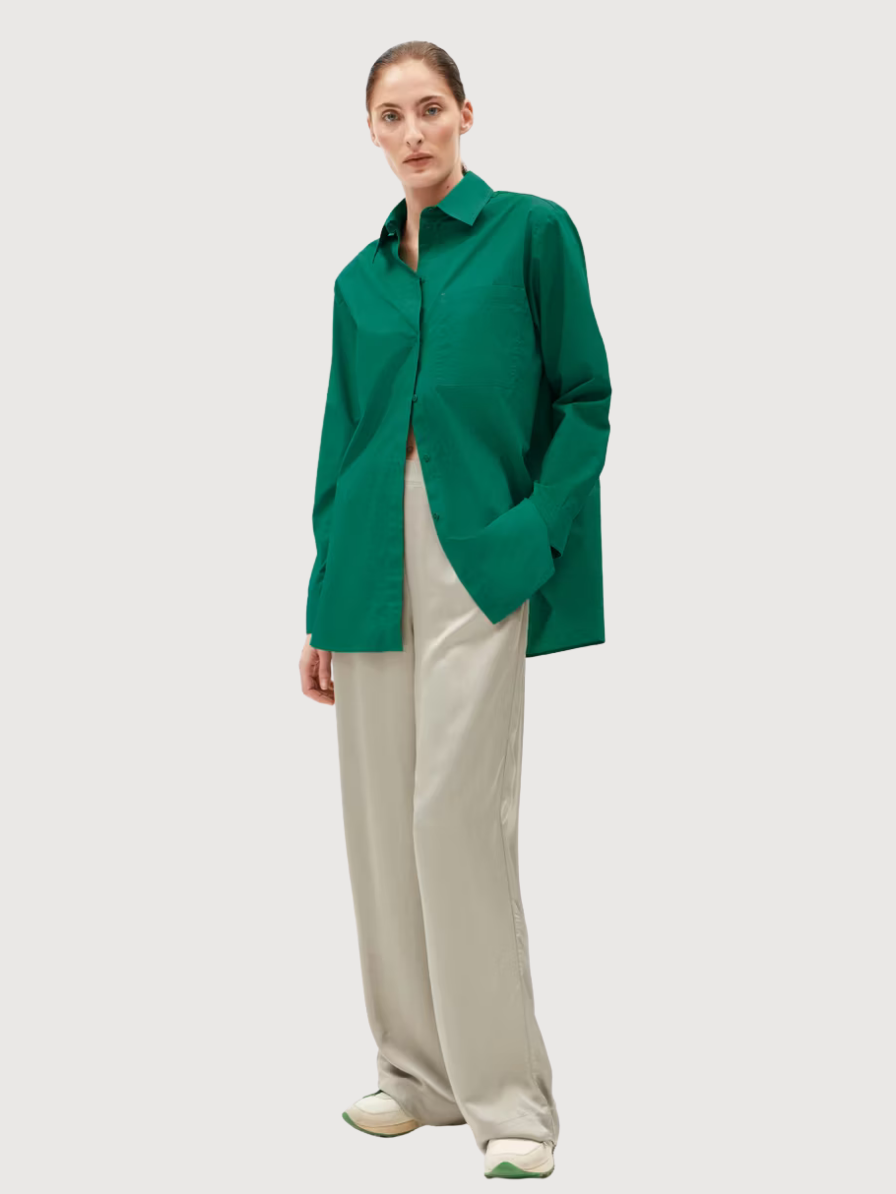 Bluse Maalgaa Smaragdgrün | Armedangels