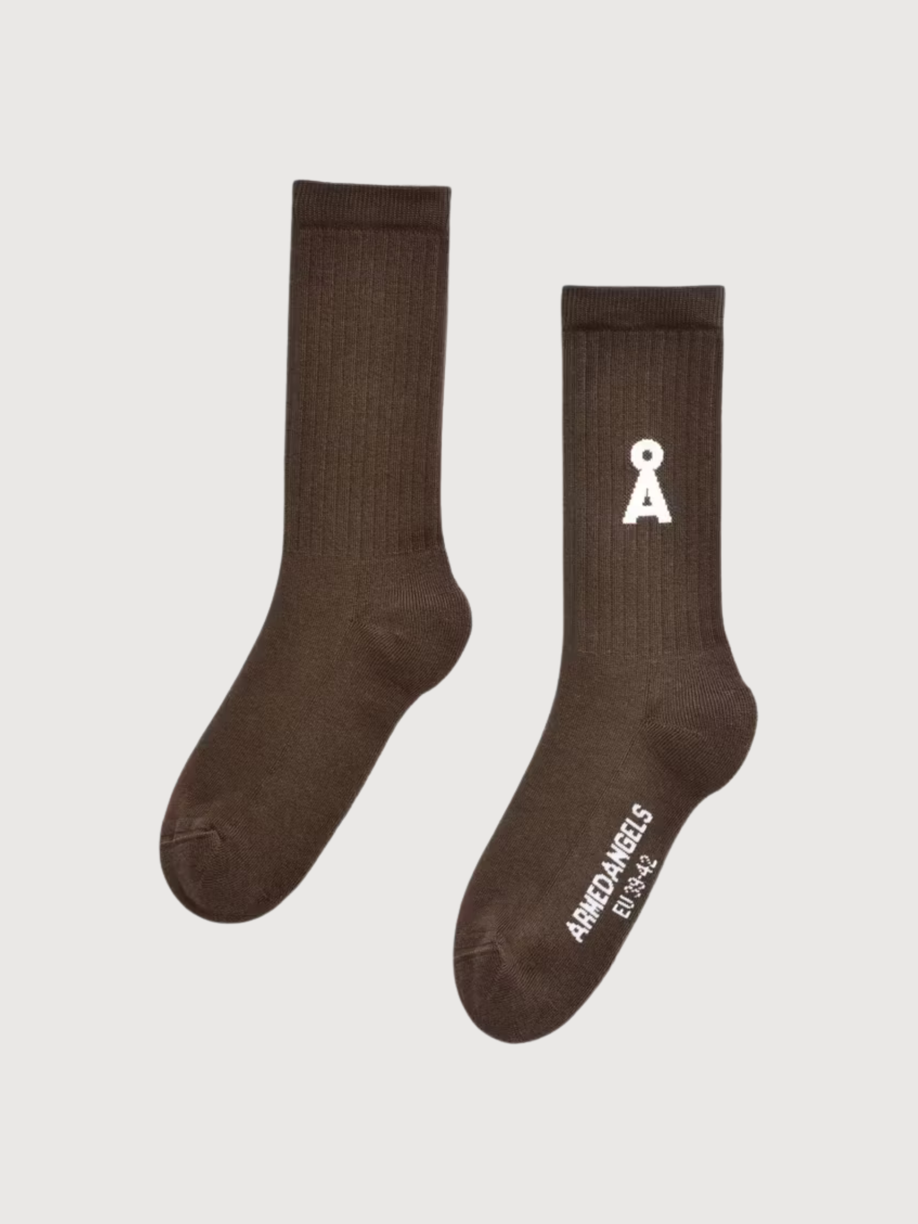 Socks Saamus Bold Brown Unisex | Armedangels