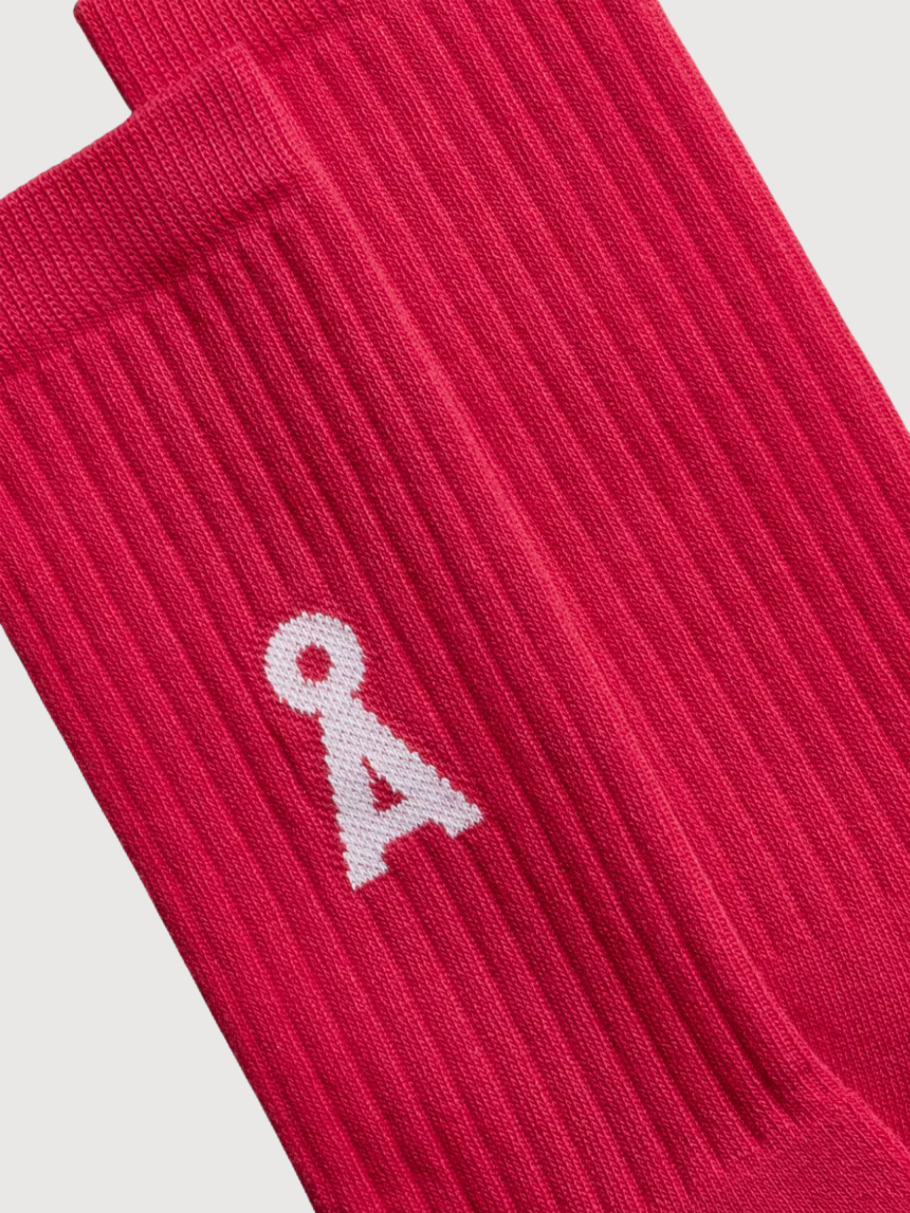 Saamus Bold Coral Blush Unisex Socks | Armedangels