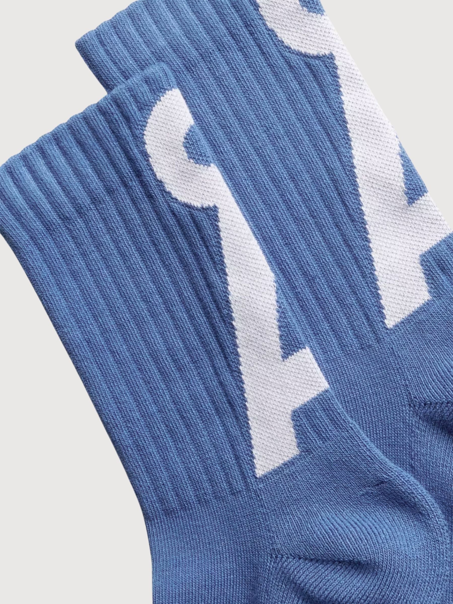 Socken Saamus Short Blau Unisex | Armedangels