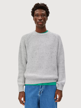 Pullover Kiaano Tweed Grey Man | Armedangels