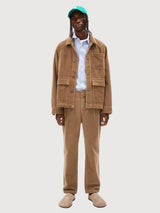 Trouser Araanio Brown Man Cotton | Armedangels