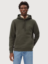 Hoodie Waarlo Dark Green Man Cotton | Armedangels
