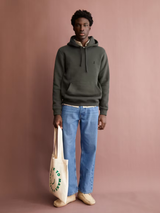 Hoodie Waarlo Dark Green Man Cotton | Armedangels