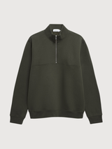 Sweatshirt Waarlo Green Man Cotton | Armedangels