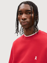 Sweatshirt Baaro Red Man Cotton | Armedangels