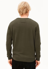 Loukaa Knit Sweater Dark Earth | ARMEDANGELS