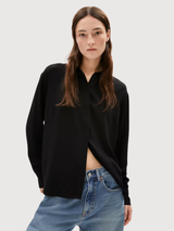 Blouse Larisaana Black Woman Viscose | Armedangels