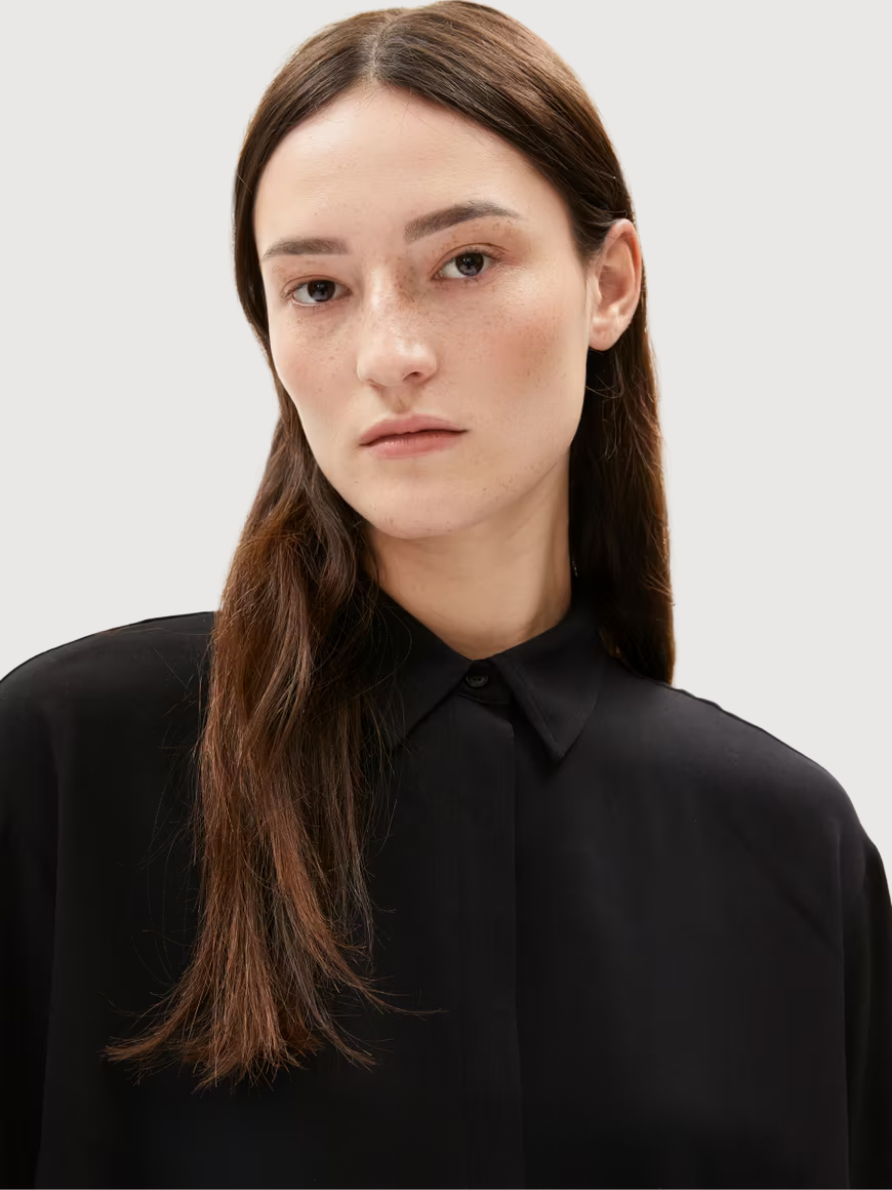 Bluse Larisaana Schwarze Frau Viskose | Armedangels