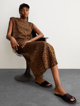 Blouse Neraali Leopaa Brown Woman | Armedangels