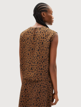 Blouse Neraali Leopaa Brown Woman | Armedangels