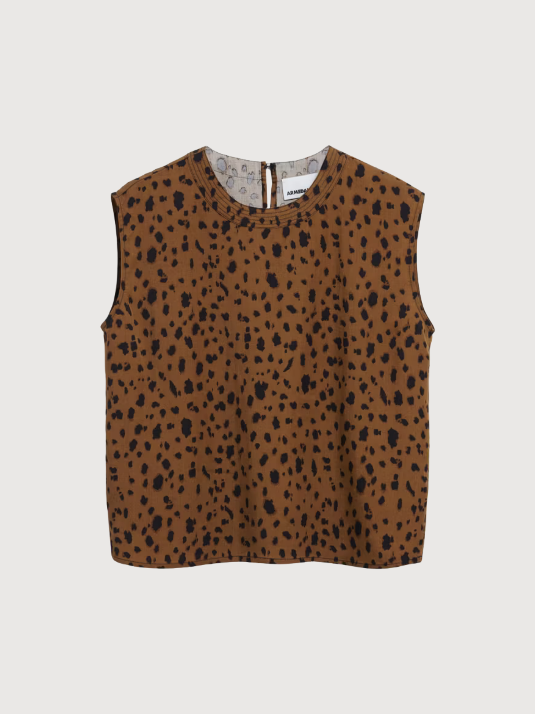 Blusa Neraali Leopaa Marrone Donna | Armedangels