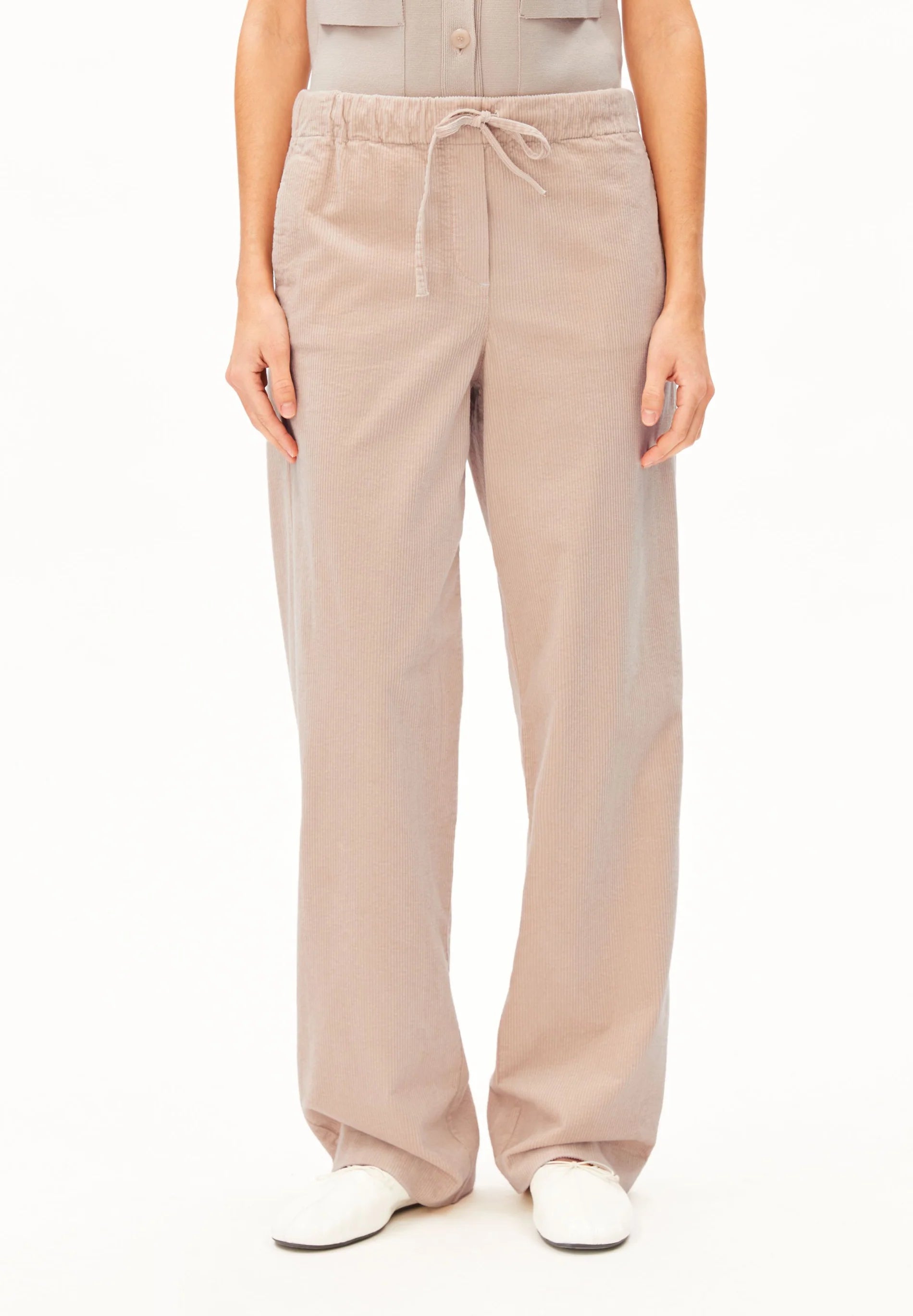 Jaimilaa Corduroy Pant Soft Honey | ARMEDANGELS